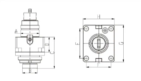 BMT75-0-ER40 Аксиальный приводной блок ВМТ 0°